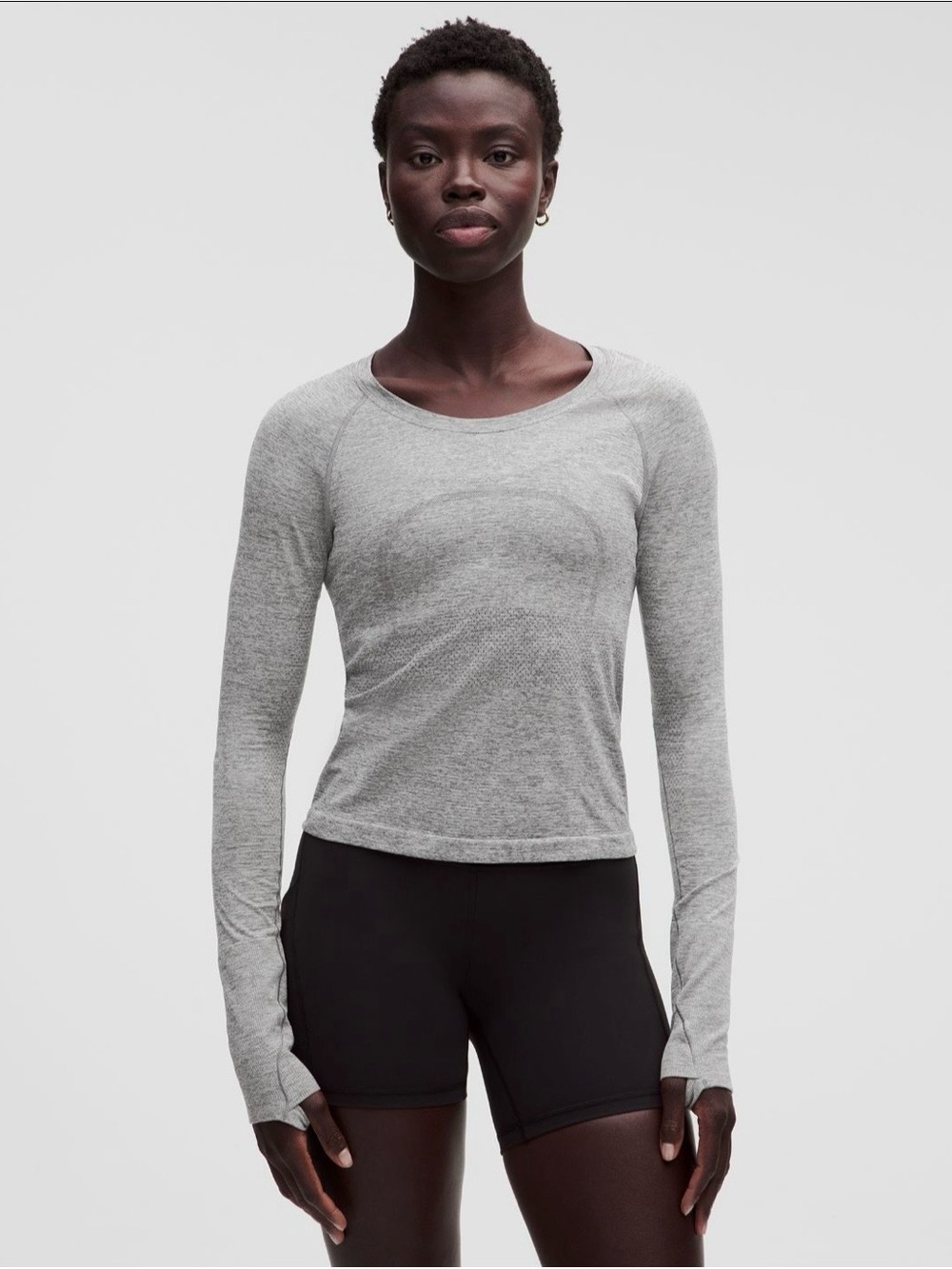 Lululemon Swiftly Tech Long Sleeve 2.0 Race Length – Size 4 (Grey)